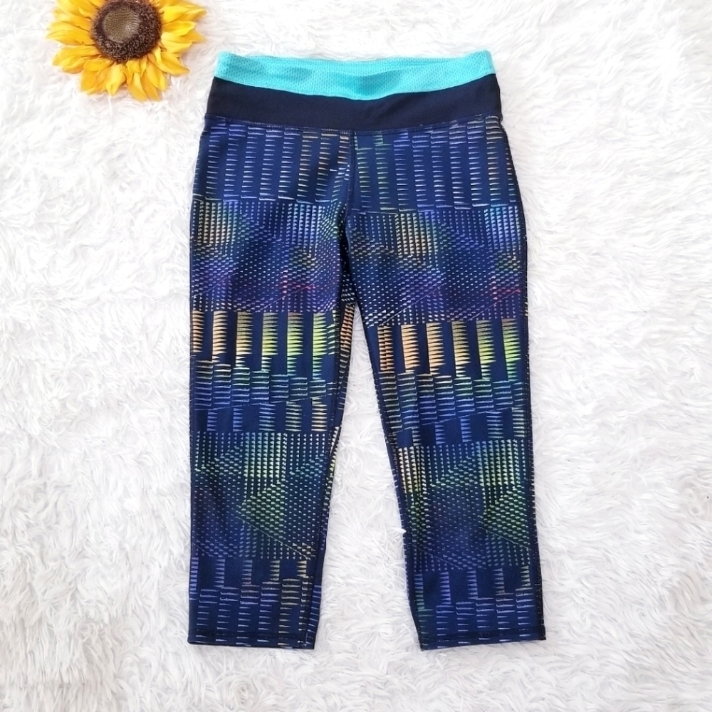 Patagonia Girls Centered Crop Tights Leggings Outdoors Large 12
